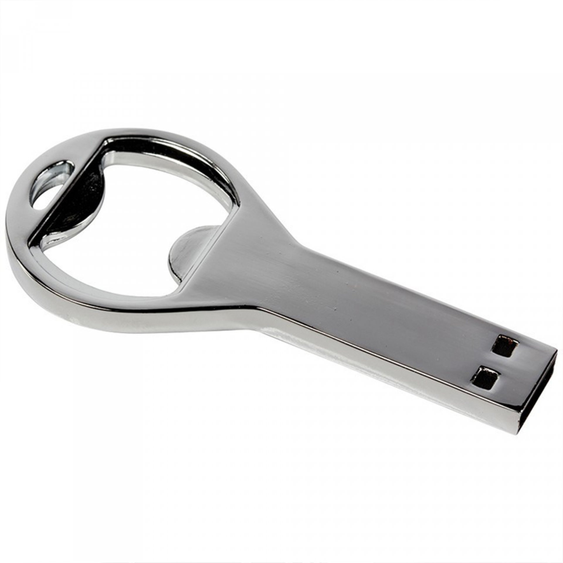 MEMORIA USB DESTAPADOR PLATA personalizado | Regalos corporativos Colombia