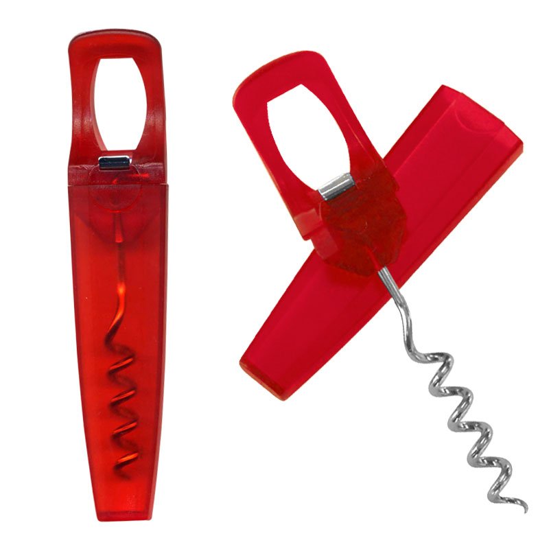SACACORCHO Y DESTAPADOR ROJO personalizado | Regalos corporativos Colombia
